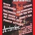 Bobby’s Barにオルガンで参加します。 12/31 UFO CLUB BACK FROM THE GRAVE RETURNS -APOCALYPSE NOW- TEXACO LEATHERMAN 30th ANNIVERSARY! COUNT DOWN HELL 2017-2018 SUNDAY 31th DECEMBER 2017 VENUE: U.F.O. CLUB (Higashi-Kouenji,TOKYO) OPEN/START : 19:00 ADV: 1,500yen（+1D） DOOR: 2,000yen（+1D） [BANDs] TEXACO LEATHERMAN SATURNS THE MINNESOTA VOODOO MEN サリドマイド (THALIDOMIDE) FOOL SAVAGE & THE LEATHER DOLLS STOMPIN’ RIFFRAFFS BOBBY’S BAR [GUEST DJ] RYO THE DYNAMITE (Twistin’ Rumble) and more! [BACK FROM THE GRAVE DJs] JIMMY MASHIKO DADDY-O-NOV MR.DEATH [U.F.O.CLUB] B1 Harmony-hills 1-11-6 Kouenji-Minami, Suginami-Ku, Tokyo JAPAN TEL/FAX:03-5306-0240 http://www.ufoclub.jp/